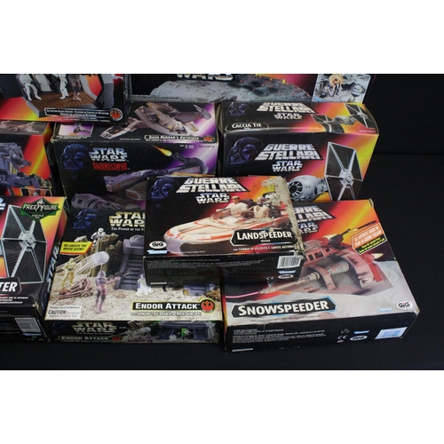 363 - Star Wars - Nine boxed Kenner accessories / play sets to include 5 x Guerre Stellari (Electronic Mil... 