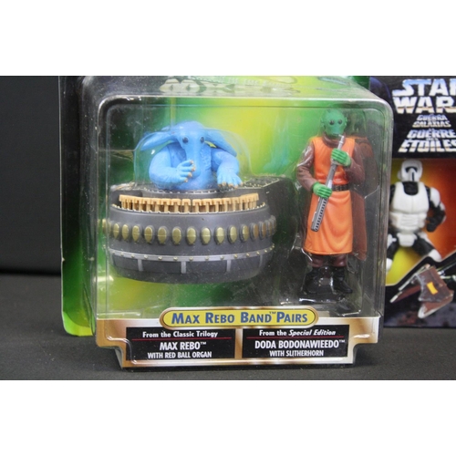 367 - Star Wars - Six boxed / carded Hasbro / Kenner figure and accessory sets to include Shadows of the E... 