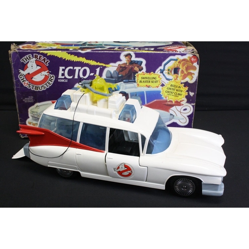 378 - The Real Ghostbusters - Boxed Kenner ECTO 1 vehicle along with 5 x Ghostbusters figures with 2 x pro... 