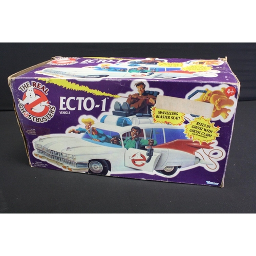 378 - The Real Ghostbusters - Boxed Kenner ECTO 1 vehicle along with 5 x Ghostbusters figures with 2 x pro... 