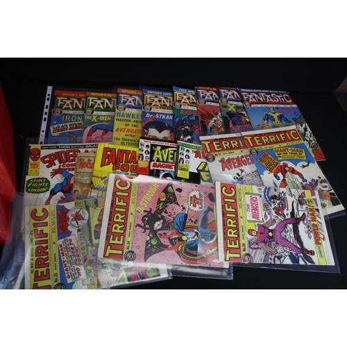 382 - Comics - Over 120 comics, mainly circa 1990s featuring many Marvel examples, condition varies