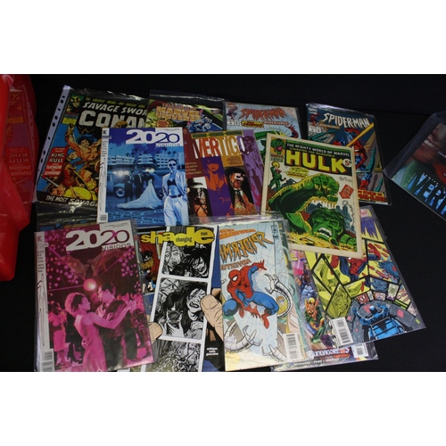 382 - Comics - Over 120 comics, mainly circa 1990s featuring many Marvel examples, condition varies