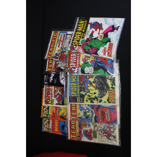 382 - Comics - Over 120 comics, mainly circa 1990s featuring many Marvel examples, condition varies