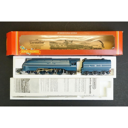 5 - Four boxed Hornby OO gauge locomotives to include R374 SR Battle of Britain Loco Spitfire, R685 LMS ... 