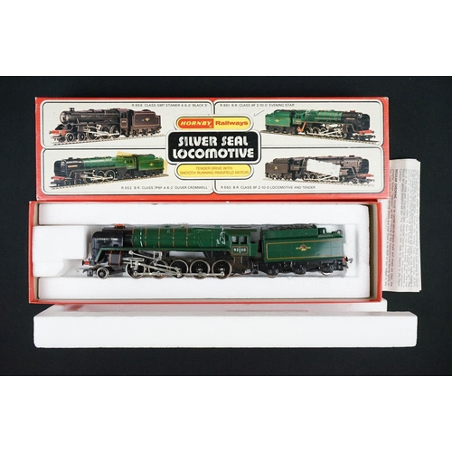 11 - Two boxed Hornby OO gauge locomotives to include R861 BR 2-10- Evening Star and R552 BR 4-6-2 Oliver... 