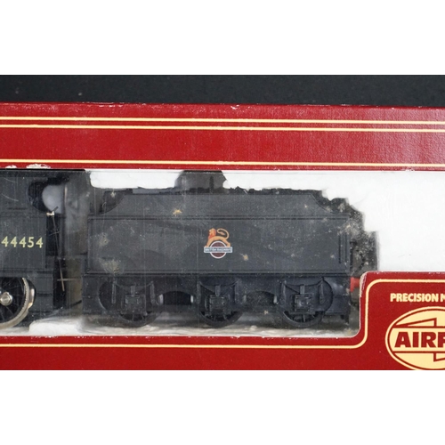 13 - Six boxed Airfix OO gauge locomotives to include 54121-3 Royal Scot BR Livery, 54100-6 A1A-A1A Class... 