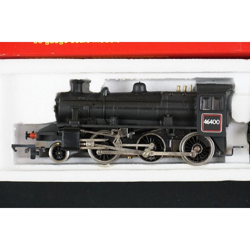 15 - Five boxed Hornby OO gauge locomotives to include R763 Ex Caledonian LMS 4-2-2 No 1400, R252 LNER Lo... 