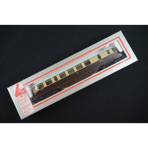 21 - Four boxed Lima OO gauge locomotives to include 205128MWG Rapid, 205127MWG Dragon, 205132A2 Rail Car... 