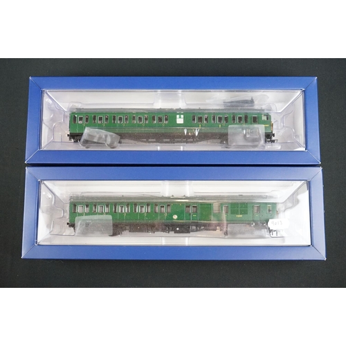 23 - Boxed Bachmann OO gauge 31236Z 2H Thumper Two Car DEMU BR Green produced exclusively for Kernow Mode... 