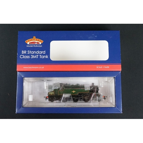 31 - Two boxed Bachmann OO gauge locomotives to include 31976 BR Standard Class 3MT Tank 82005 BR Lined g... 