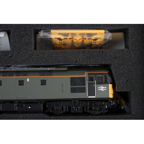 36 - Two boxed Heljan OO gauge locomotives to include Class 14 1400 D9500 BR green and 3317 3302 Grey