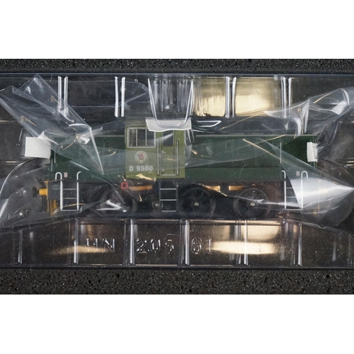 36 - Two boxed Heljan OO gauge locomotives to include Class 14 1400 D9500 BR green and 3317 3302 Grey