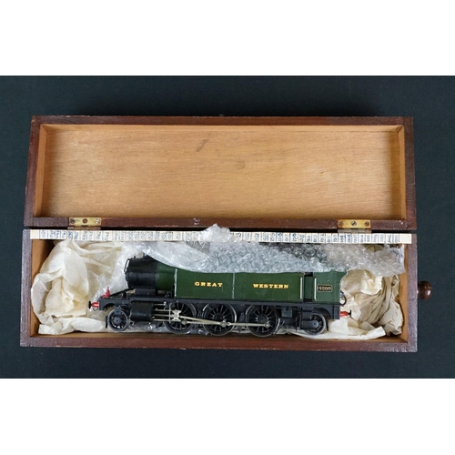 40 - Etched kit built O gauge 4509 GWR 2-6-2 Locomotive contained within wooden box, gd overall condition... 