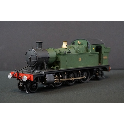 44 - Kit built O gauge cast metal 4555 2-6-2 GWR locomotive contained within an unrelated box