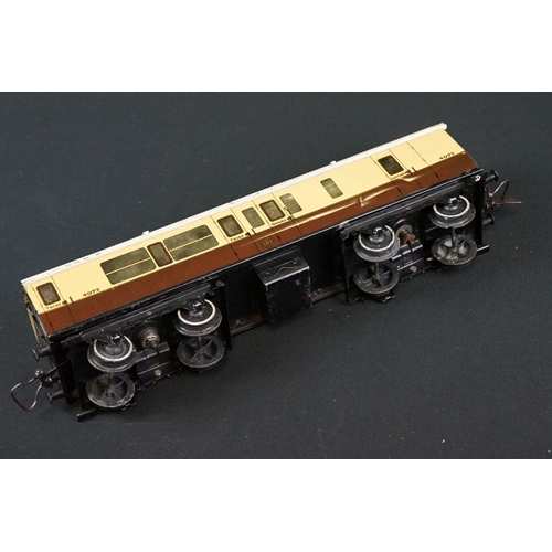 45 - Two boxed Hornby O gauge items of rolling stock to include No 2 Goods Van and No 2 Corridor Coach, g... 