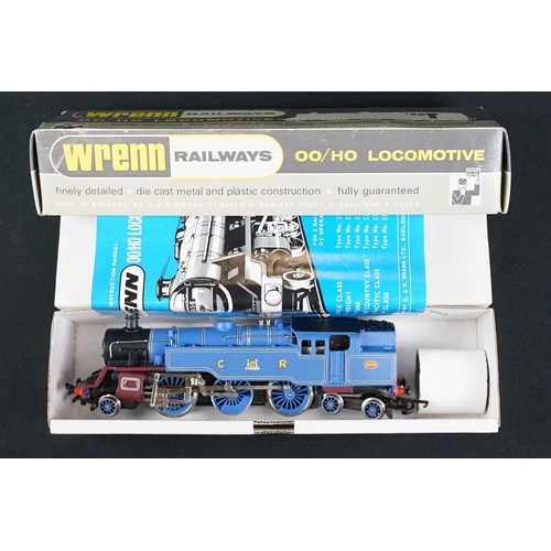 48 - Two boxed Wrenn OO gauge locomotives to include W221 Cardiff Castle and W2246 2-6-4 Tank CR Blue