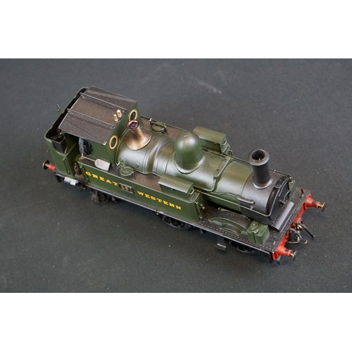 50 - Three kit built cast metal O gauge GWR 0-6-0 locomotives to include 1308 Lady Margaret, 530 & 831