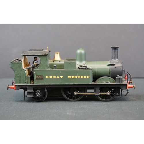 50 - Three kit built cast metal O gauge GWR 0-6-0 locomotives to include 1308 Lady Margaret, 530 & 831