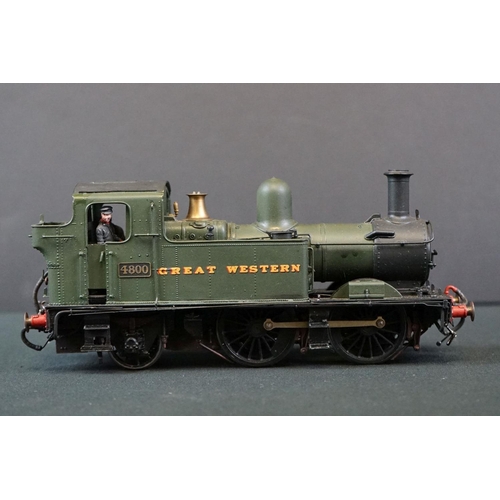 51 - Kit built cast metal O gauge GWR 4800 0-6-0 locomotive contained within a Vulcan box