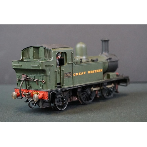 51 - Kit built cast metal O gauge GWR 4800 0-6-0 locomotive contained within a Vulcan box