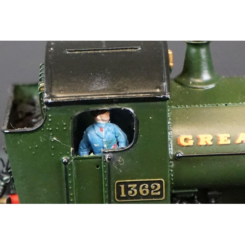 52 - Two kit built cast metal O gauge GWR 0-6-0 locomotives to include 635 & 1362