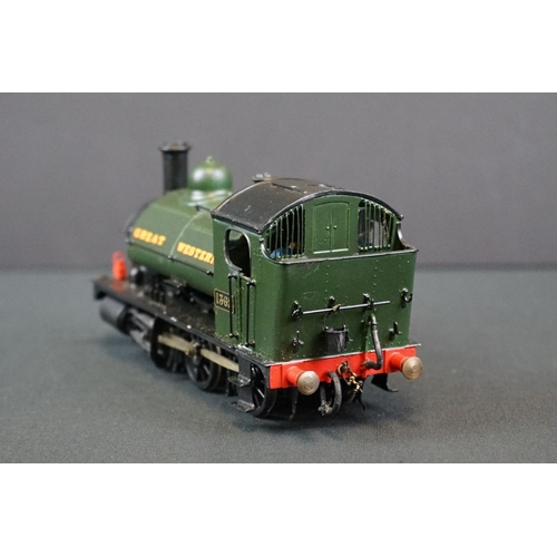 52 - Two kit built cast metal O gauge GWR 0-6-0 locomotives to include 635 & 1362