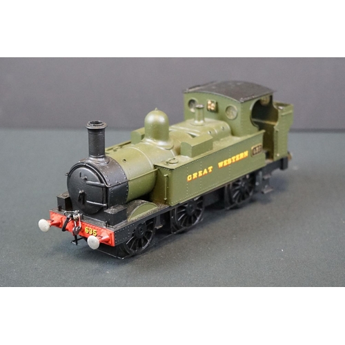 52 - Two kit built cast metal O gauge GWR 0-6-0 locomotives to include 635 & 1362