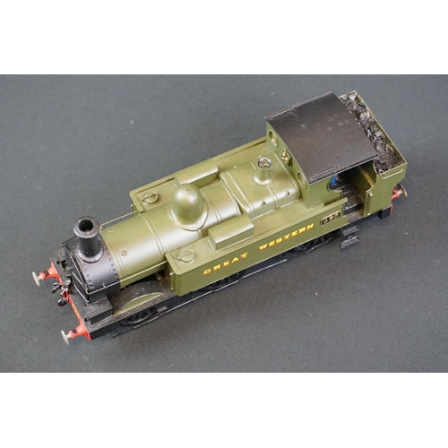 52 - Two kit built cast metal O gauge GWR 0-6-0 locomotives to include 635 & 1362