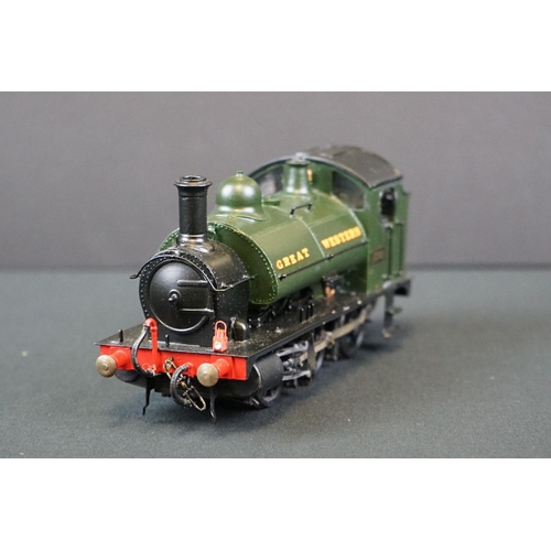 52 - Two kit built cast metal O gauge GWR 0-6-0 locomotives to include 635 & 1362