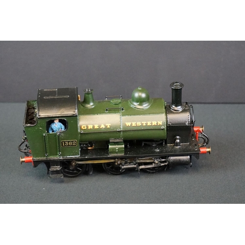 52 - Two kit built cast metal O gauge GWR 0-6-0 locomotives to include 635 & 1362