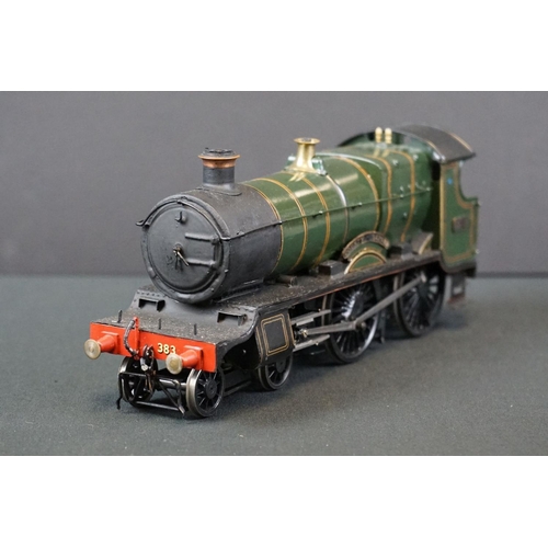 53 - Kit built O gauge metal/brass County of Oxford 4-4-0 locomotive