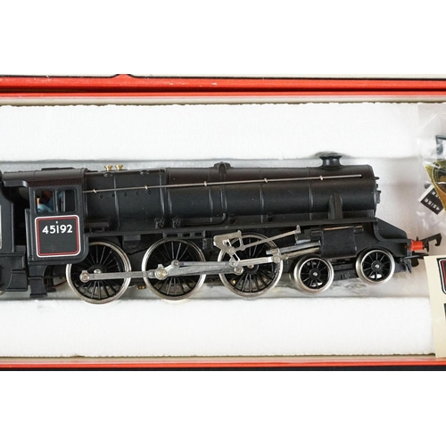 54 - Three boxed Hornby OO gauge locomotives to include R859 BR 4-6-0 Black Five Class, R552 BR 4-6-2 Oli... 