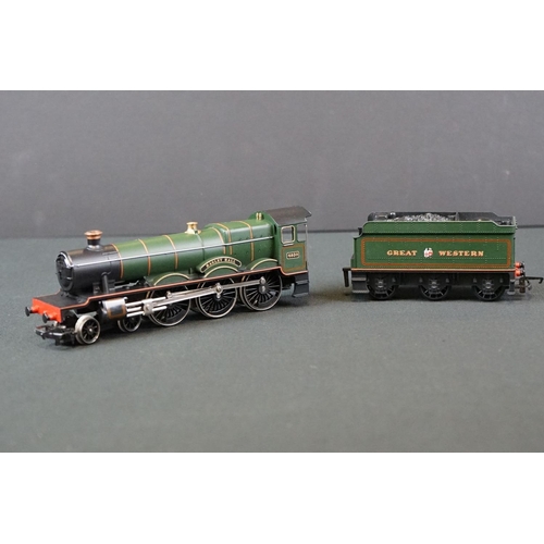 57 - Boxed Hornby OO gauge Hagley Hall GWR locomotive, box missing flaps to one end