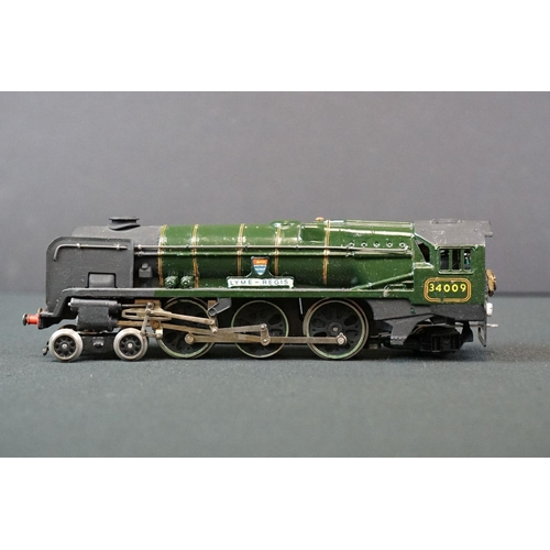 58 - Three OO gauge locomotives to include Wrenn Lyme Regis 4-6-2, Triang Channel Packet 4-6-2 and Triang... 