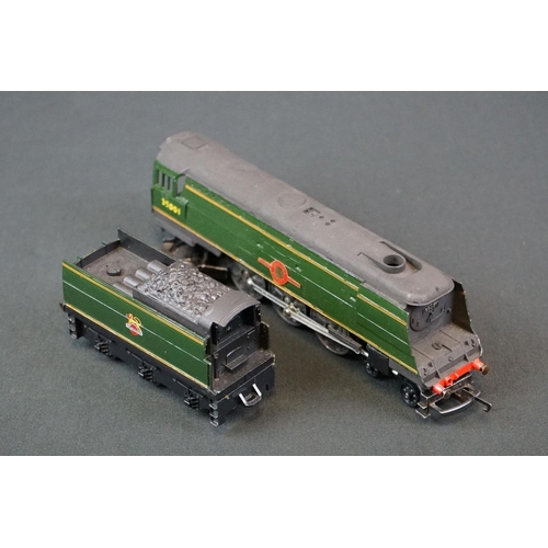 58 - Three OO gauge locomotives to include Wrenn Lyme Regis 4-6-2, Triang Channel Packet 4-6-2 and Triang... 