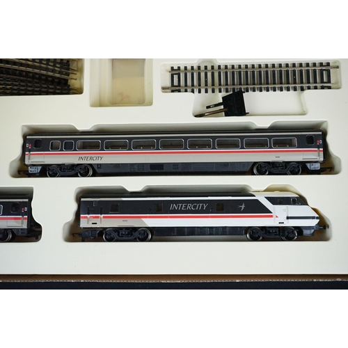 62 - Boxed Hornby OO gauge R741 InterCity 125 train set with locomotive, rolling stock, track and control... 