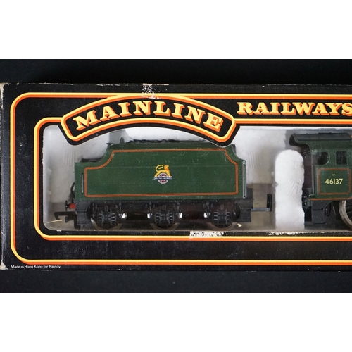 66 - Eight boxed OO gauge locomotives to include Palitoy Mainline 37093 Parallel Boiler Scot BR green Pri... 