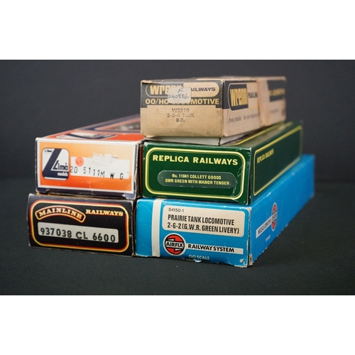 73 - Five boxed OO gauge locomotives to include Wrenn W2218 2-6-4 Tank BR, Replica Railways No 11041 Coll... 