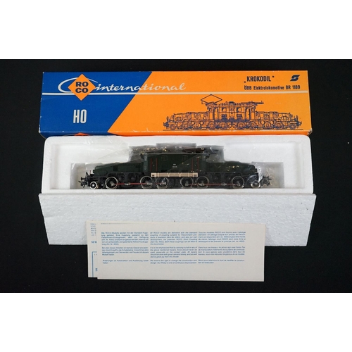 79 - Four boxed Roco OO / HO gauge locomotives to include 43447, 04119B, 4149A & 4141C