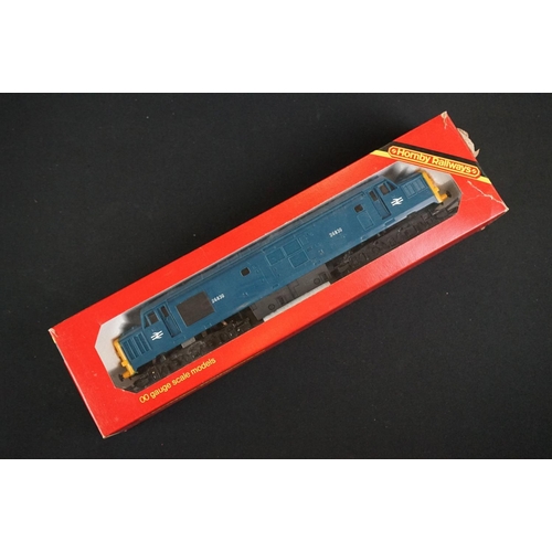 82 - Four boxed OO gauge locomotives to include 3 x Hornby (R751 BR Loco Co Co Diesel, R857 BR Loco Ivatt... 