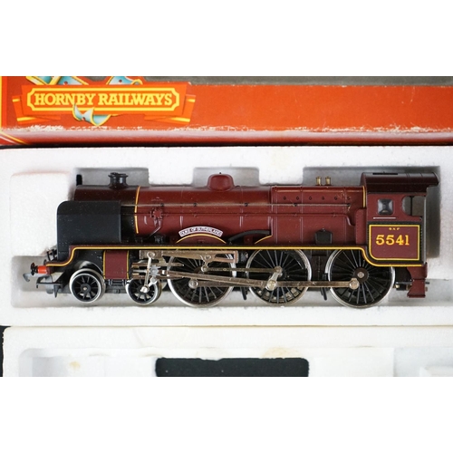 83 - Five boxed Hornby OO gauge locomotives to include R311 LMS Patriot Class Duke of Sutherland, R252 LN... 