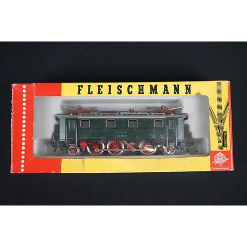 89 - Six boxed Fleischmann HO gauge locomotives to include 4145, 1382, 4230, 4369, 4337 & 4177, tatty box... 