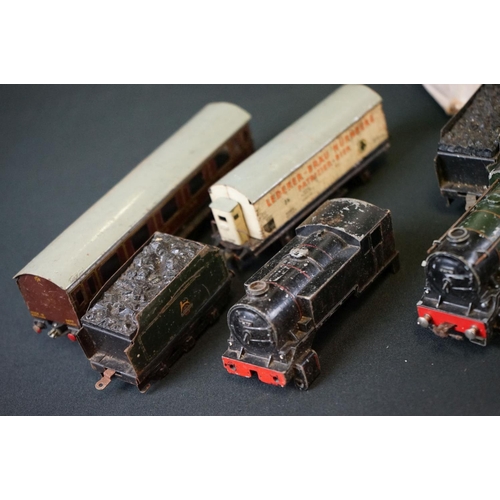 101 - Quantity of play worn TTR model railway to include locomotives, rolling stock and track