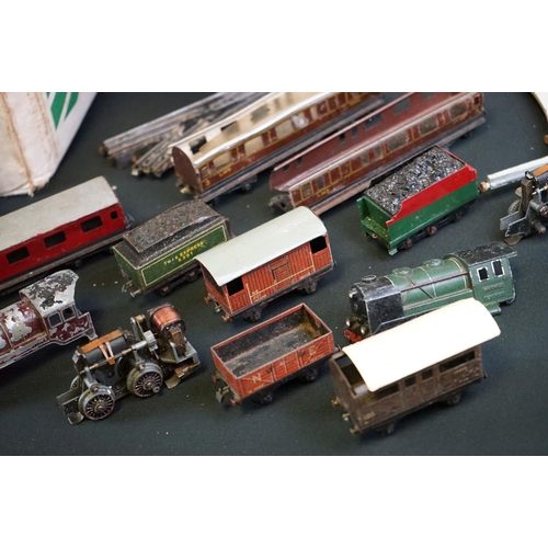 101 - Quantity of play worn TTR model railway to include locomotives, rolling stock and track