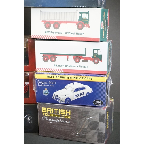 1121 - 26 Boxed Atlas Editions diecast models to include 11 x Eddie Stobart / World of Stobart (AEC Ergomat... 