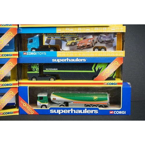 1122 - 17 Boxed Corgi Superhaulers diecast model trucks to include TY87014, TY86725, CP86726, TY86629, 5951... 