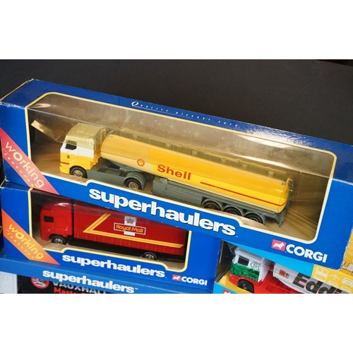 1122 - 17 Boxed Corgi Superhaulers diecast model trucks to include TY87014, TY86725, CP86726, TY86629, 5951... 