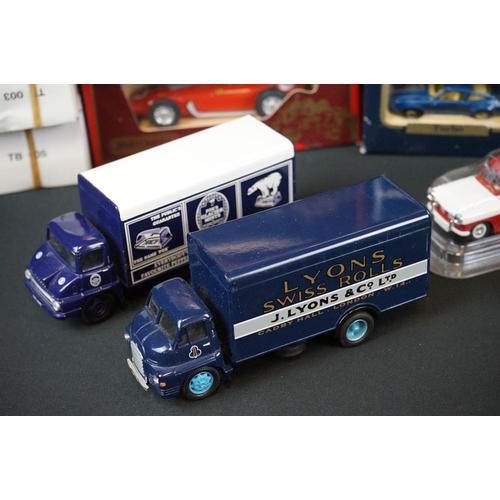 1124 - 21 Boxed / packed diecast models to include Matchbox, Chad Valley, Oxford, Corgi, Lledo and Langley ... 