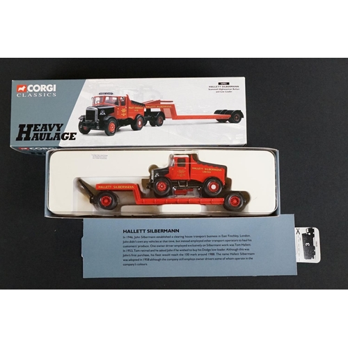 1175 - Four Boxed Corgi Heavy Haulage diecast models to include CC12506 ltd edn Atkinson Venturer 2 Axle Lo... 