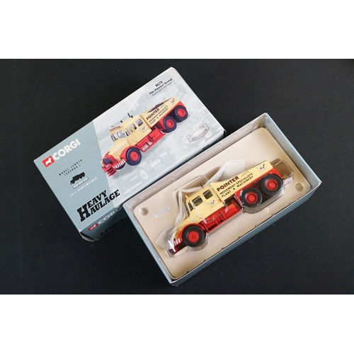 1175 - Four Boxed Corgi Heavy Haulage diecast models to include CC12506 ltd edn Atkinson Venturer 2 Axle Lo... 